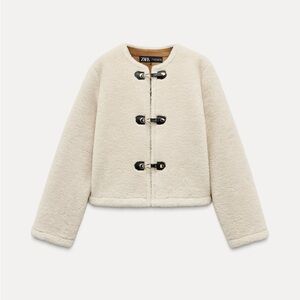 Zara Double faced Toggle Jacket